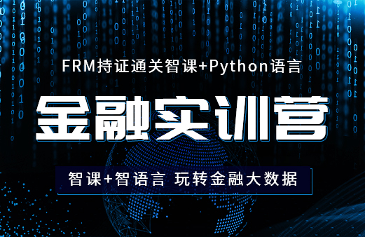 FRM持证通关课+Python金融实训营